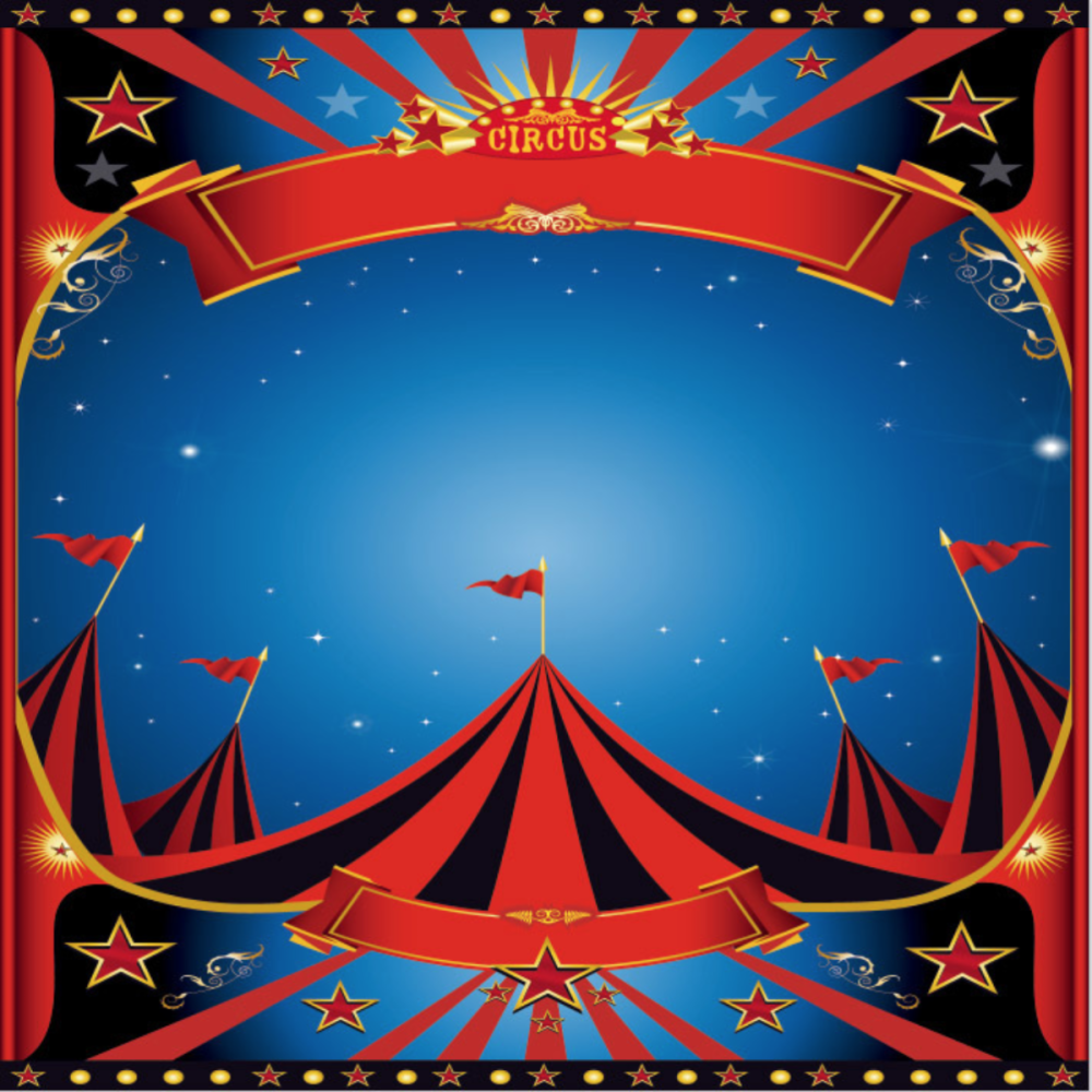 Фон для афиши цирка