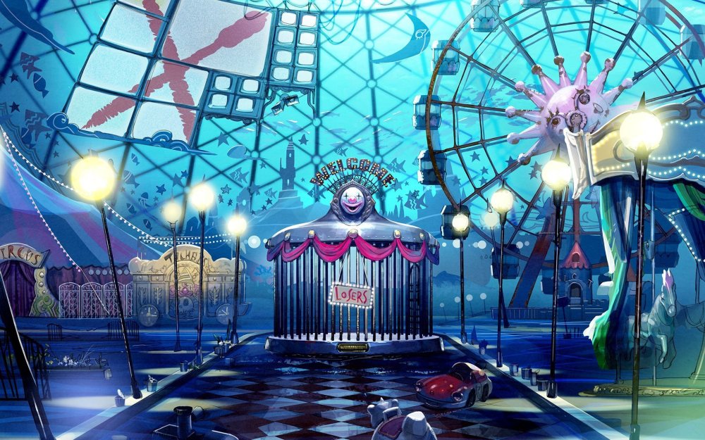 Данганронпа парк аттракционов