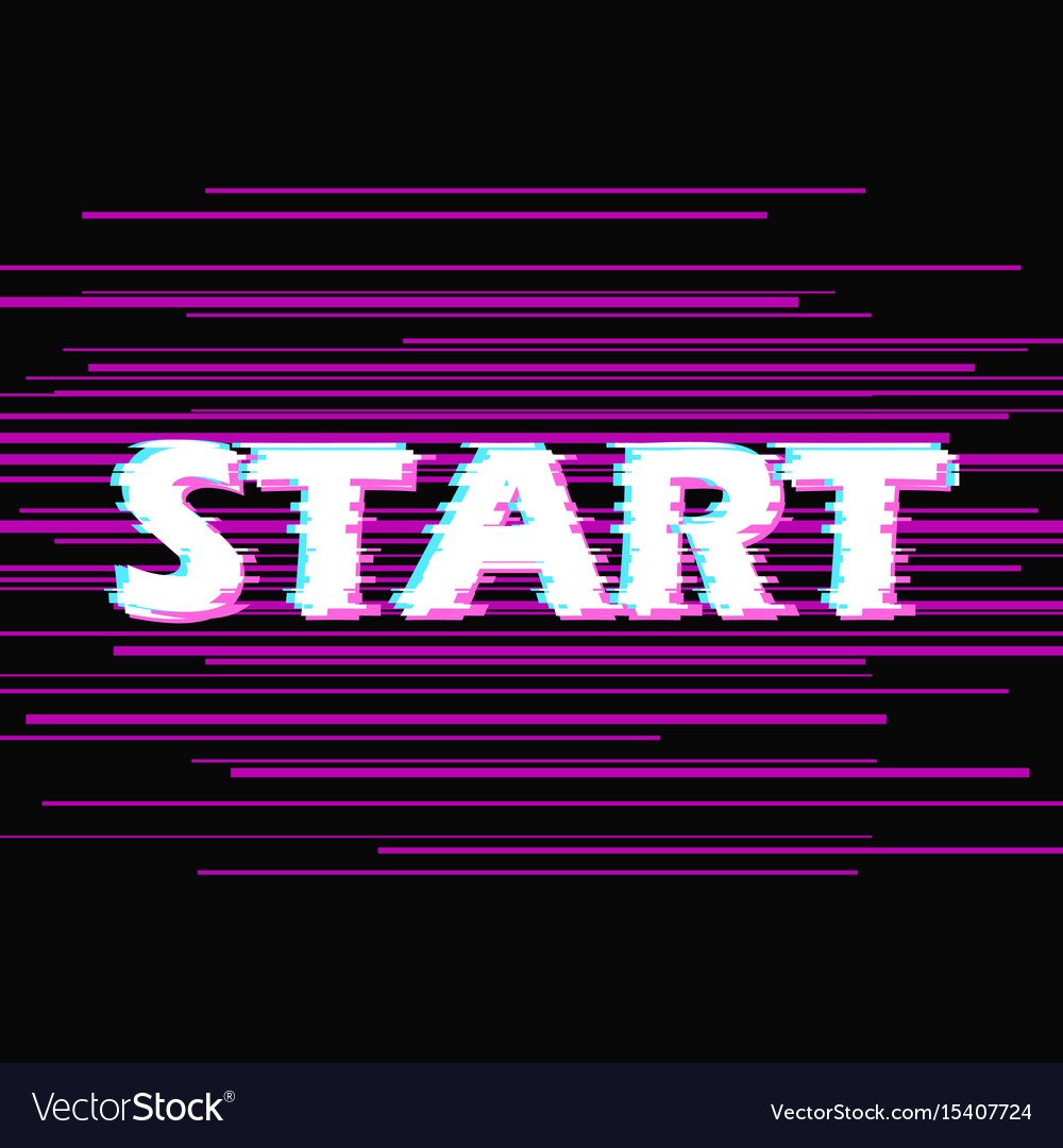 Надпись старт