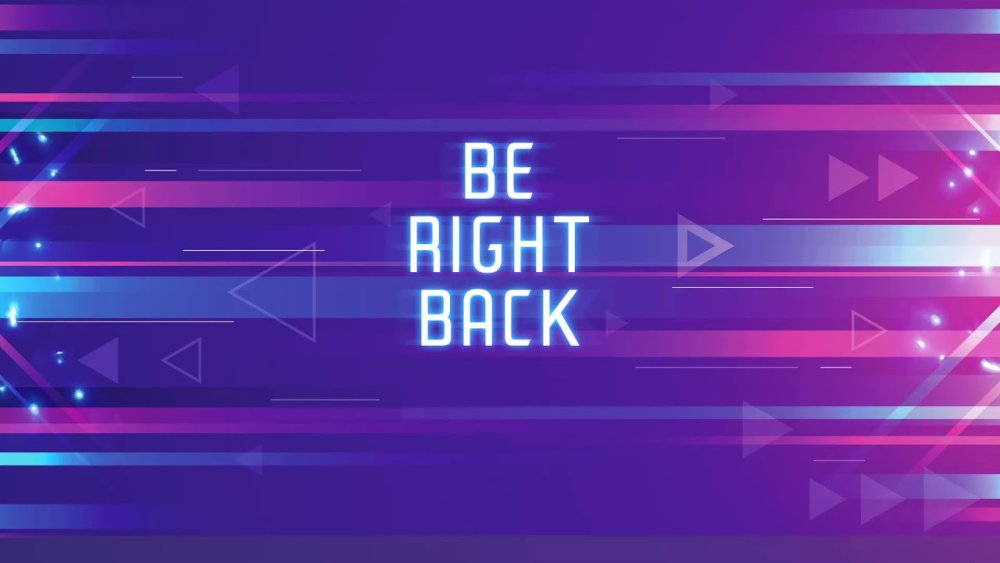 Фон для старта стрима