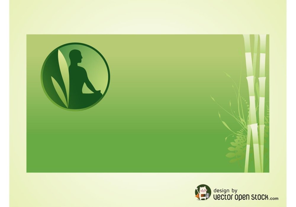 Фон для визитки массаж