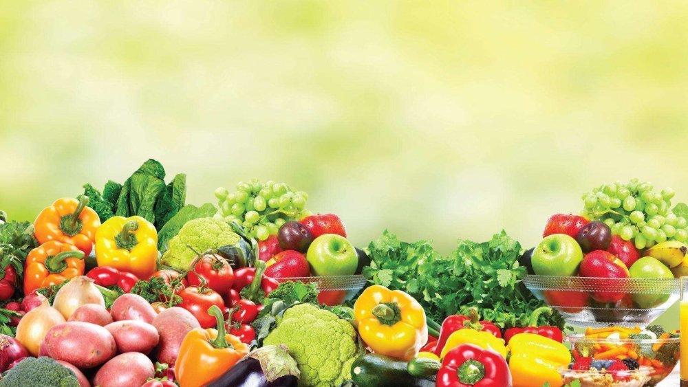Фон для презентации овощи
