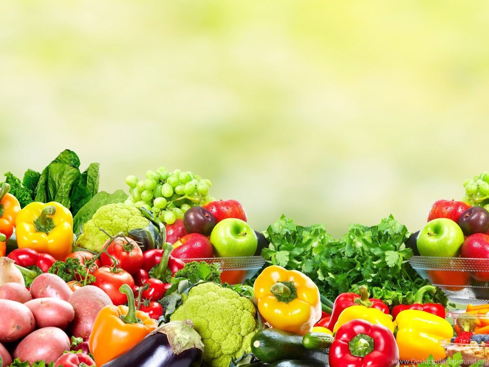 Овощи фрукты фон