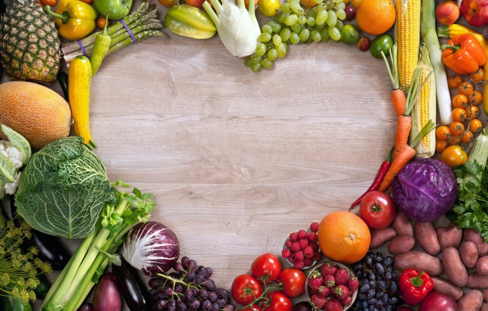 Еда фрукты и овощи