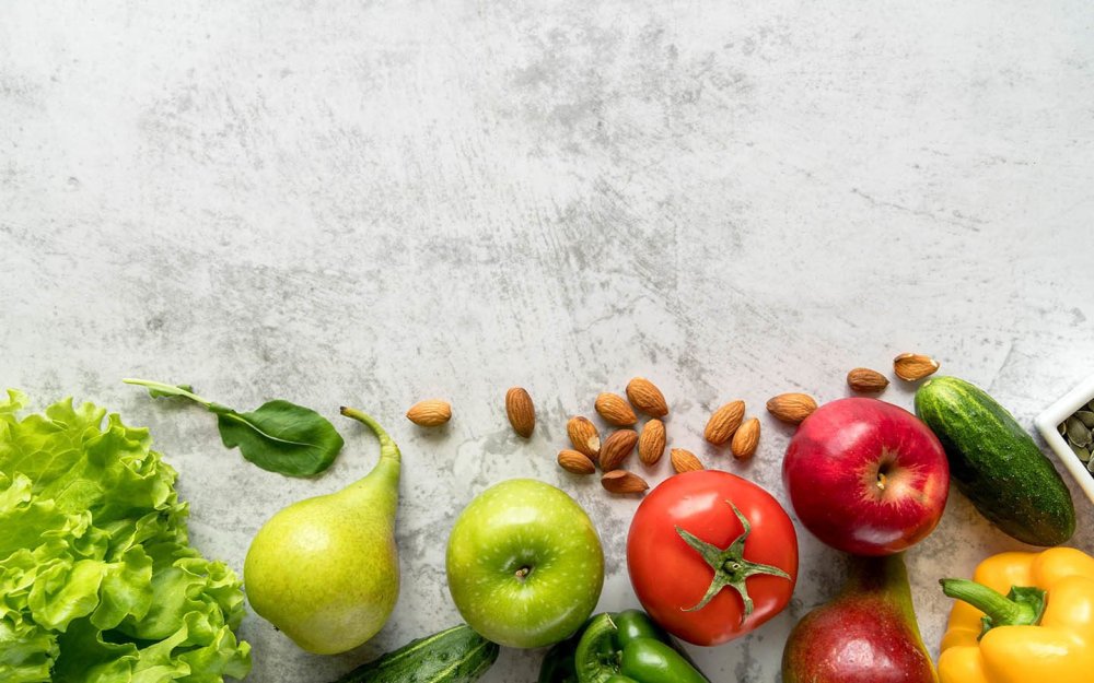 Фон для презентации овощи