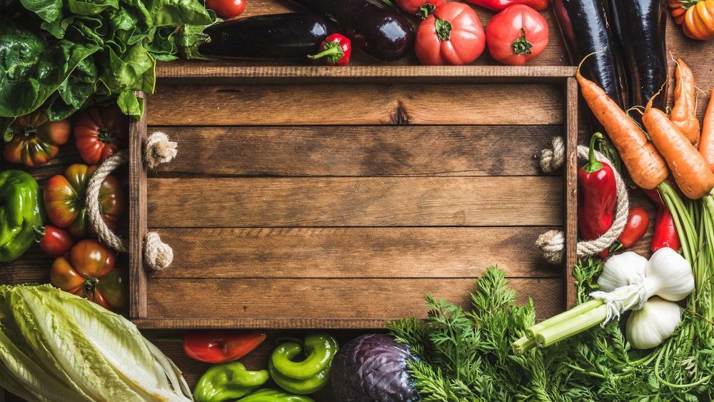 Овощи фрукты фон