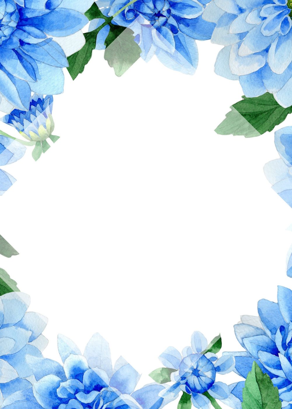 Синий фон для приглашения