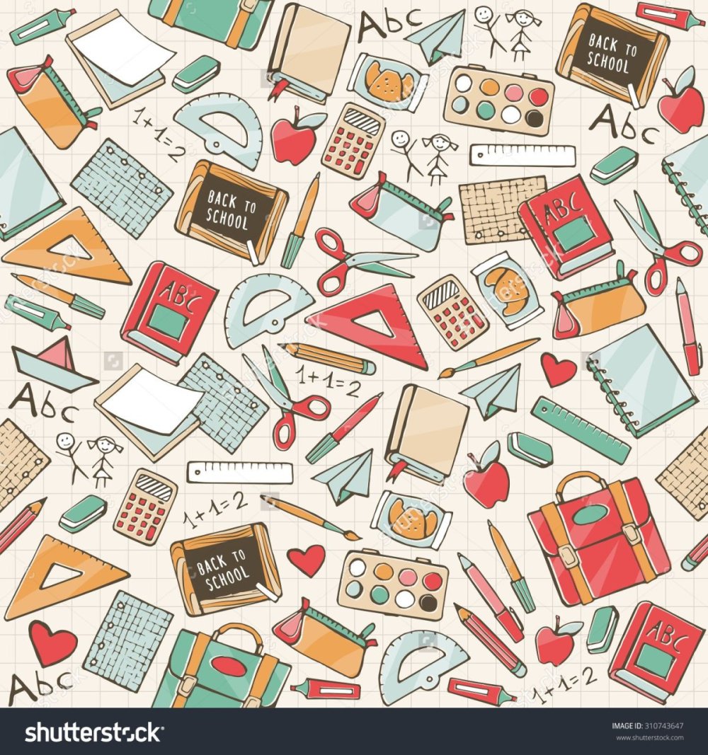 Фон для скрапбукинга школа