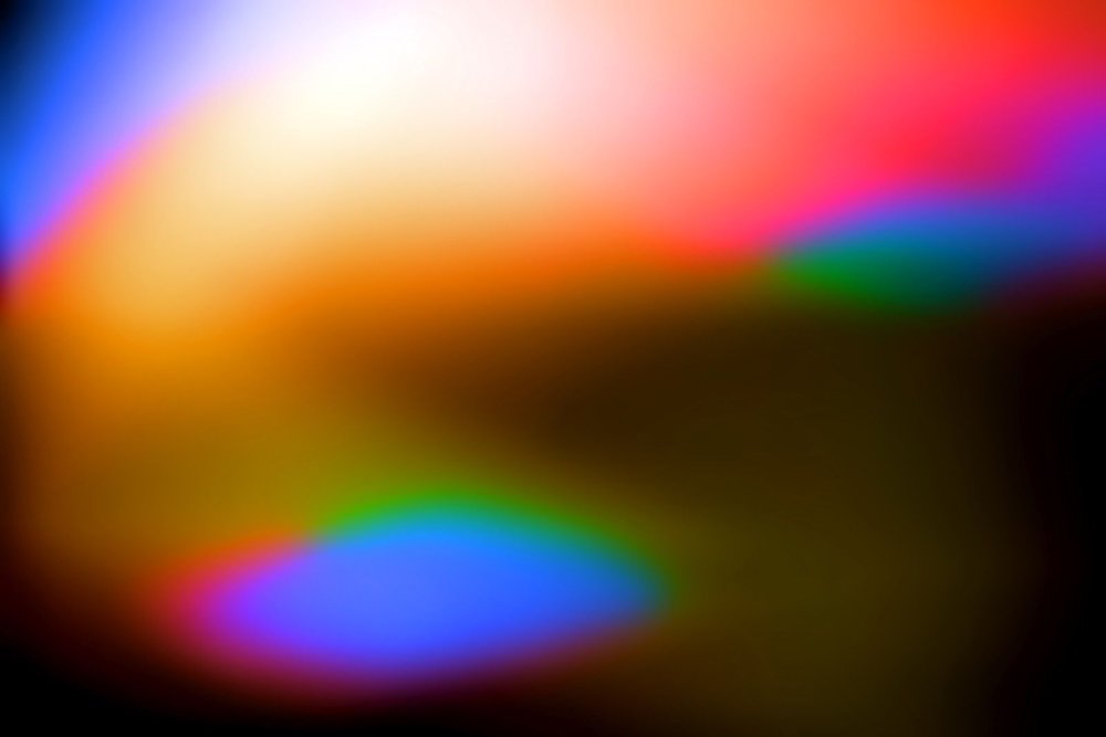 Блик от радуги