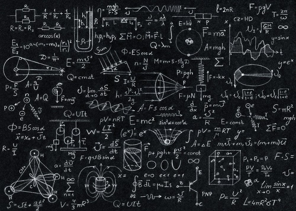 Математические формулы фон