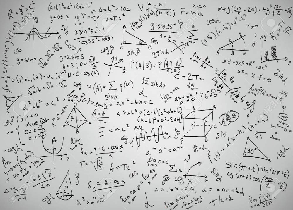 Формулы на доске