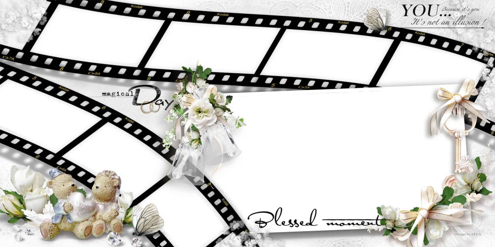 Свадебный фон для коллажа