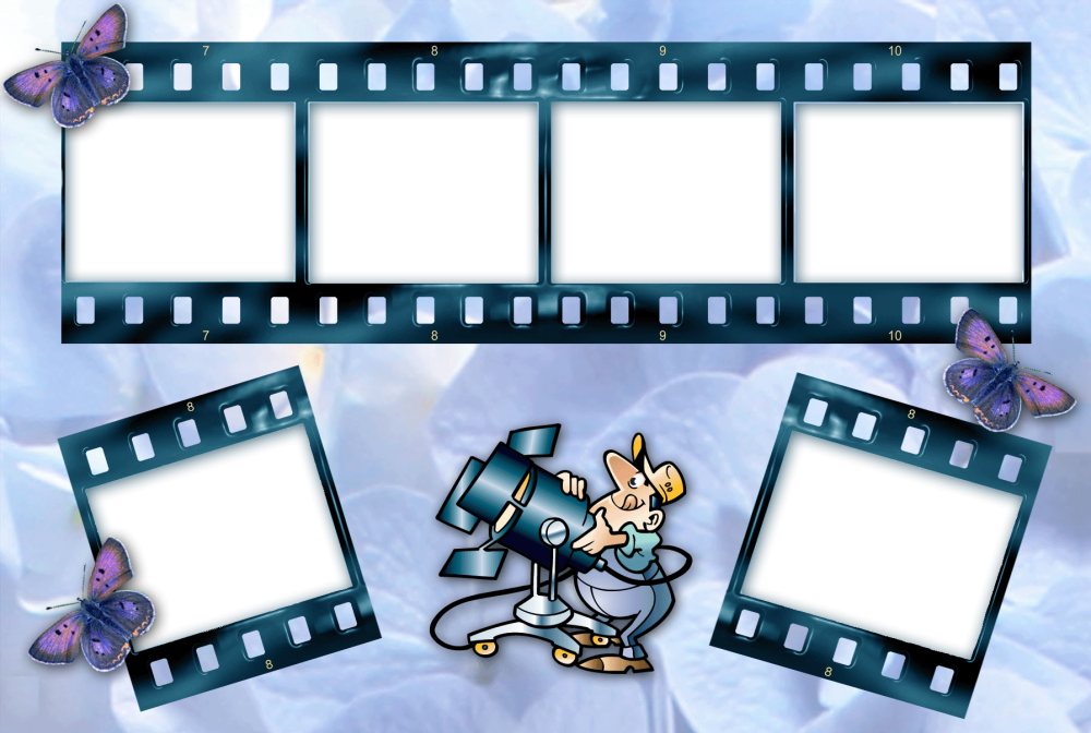 Рамка в виде фотопленки