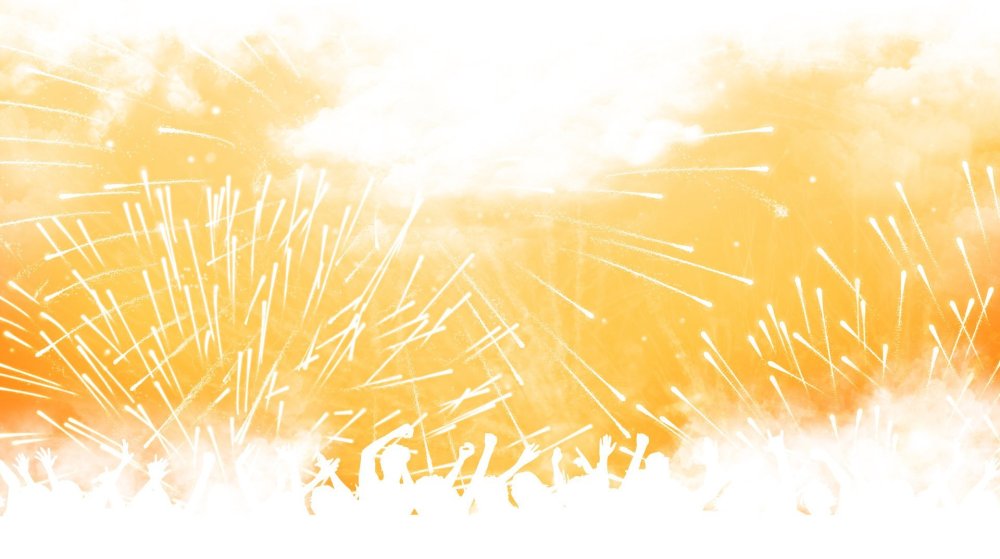 Фейерверк на Светлом фоне