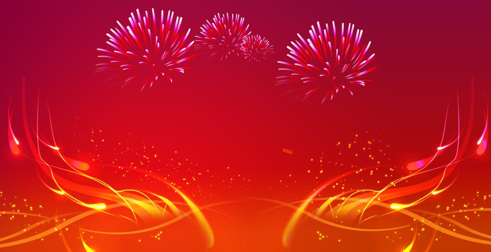 Новогодний фон фейерверк