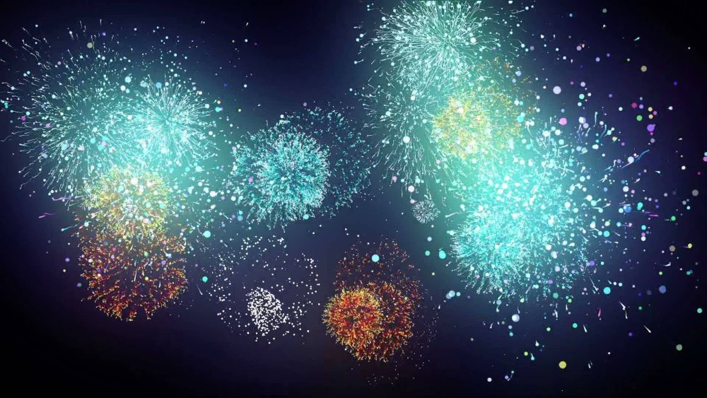 Фон фейерверк