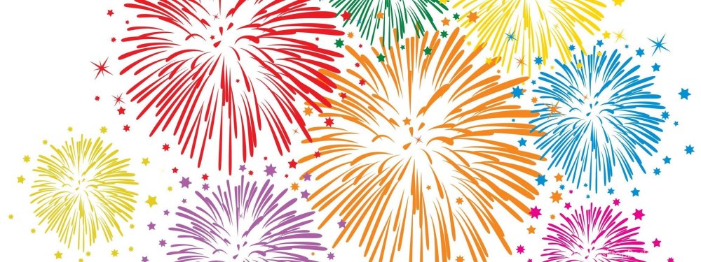 Салют на Светлом фоне