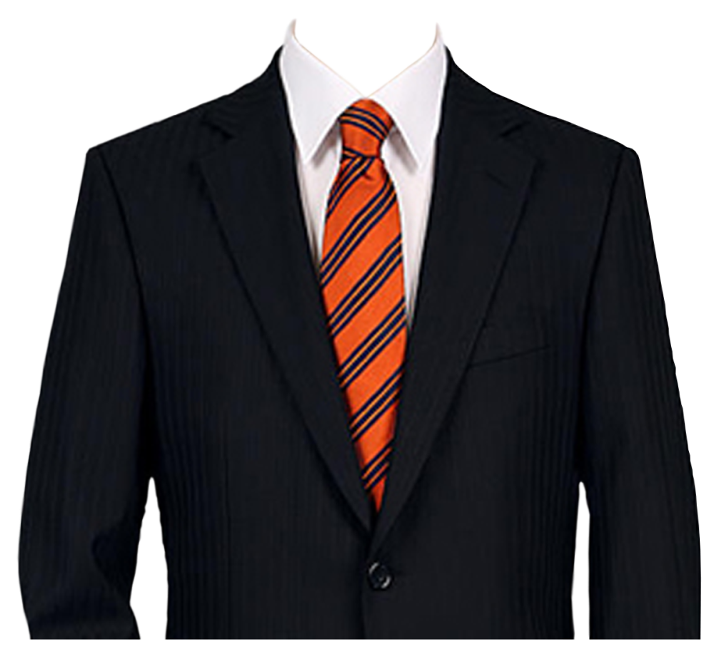 Черный смокинг с красным галстуком