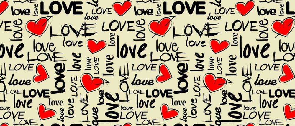 Фон с надписью Love