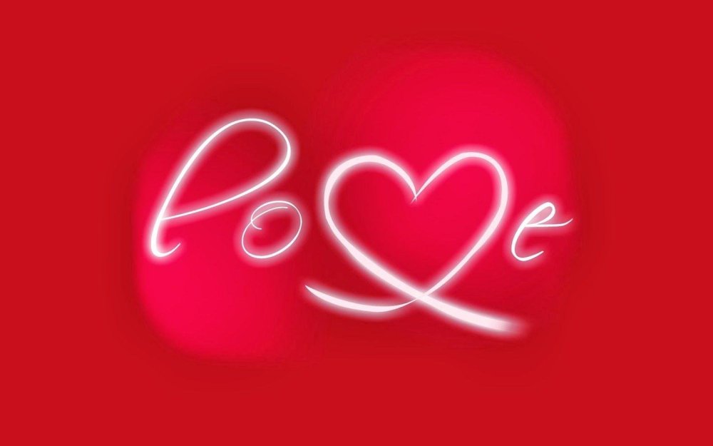 Люблю на прозрачном фоне