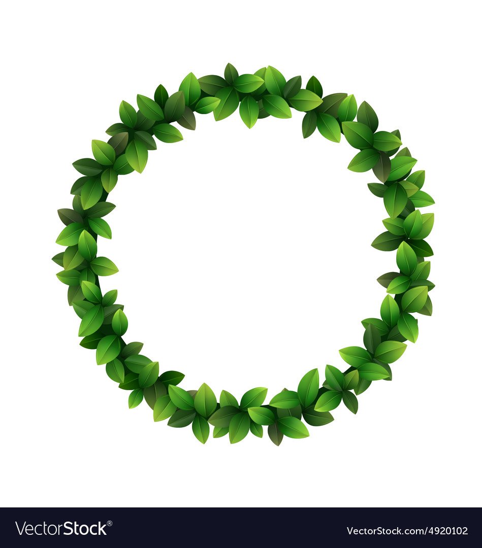 Зеленый неоновый круг