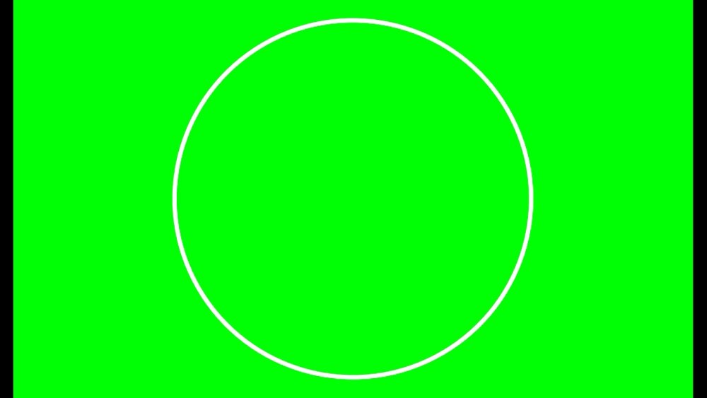 Зеленый в кружок фон