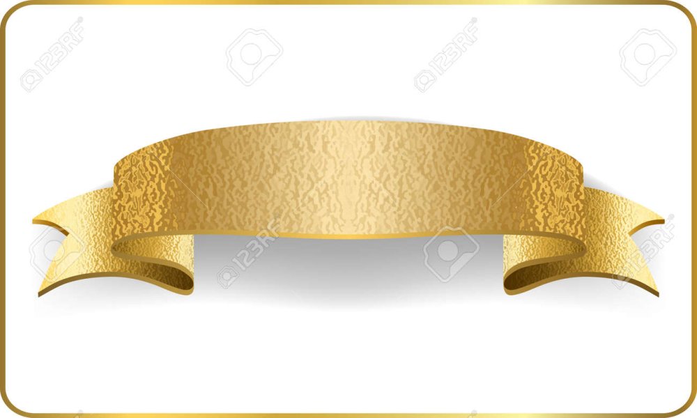 Флаг золотой бело золотой