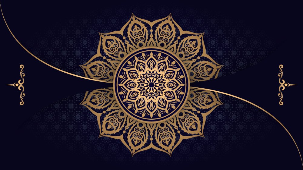 Арабский орнамент светлый