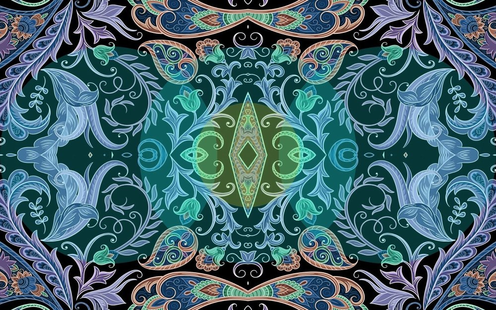 Золотой орнамент в Восточном стиле