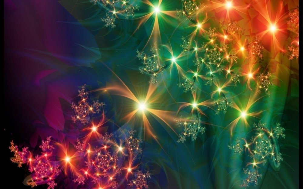 Цветы абстракция