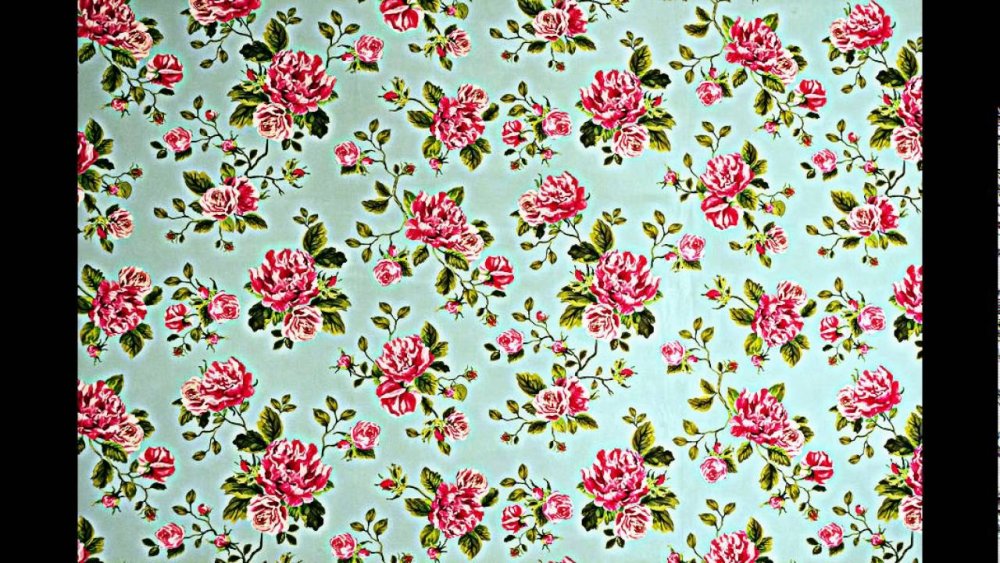 Мелкий цветочный принт