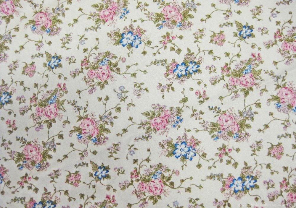 Ткань в мелкий цветочек