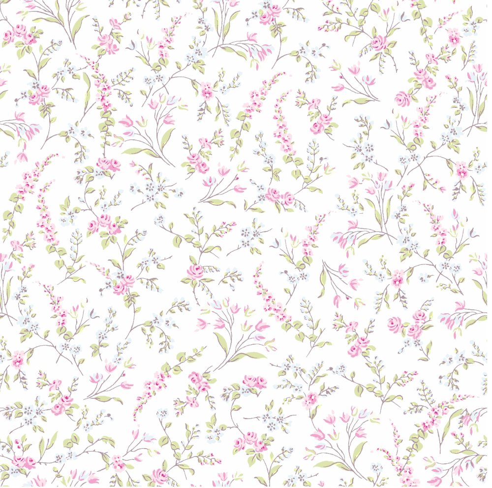 Бумага для скрапбукинга с мелкими цветами