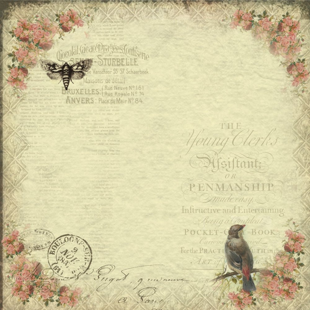 Винтажная бумага для писем