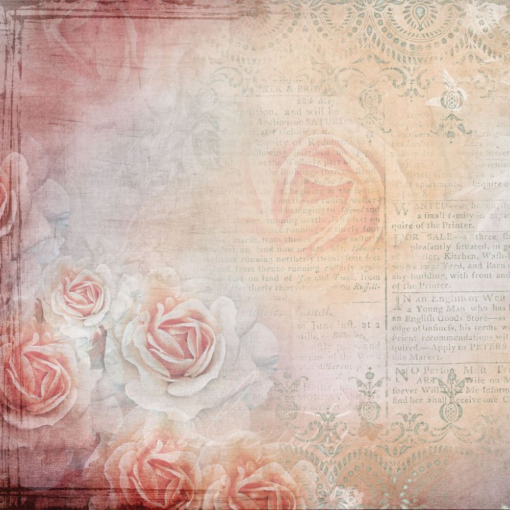 Винтажная бумага светлая