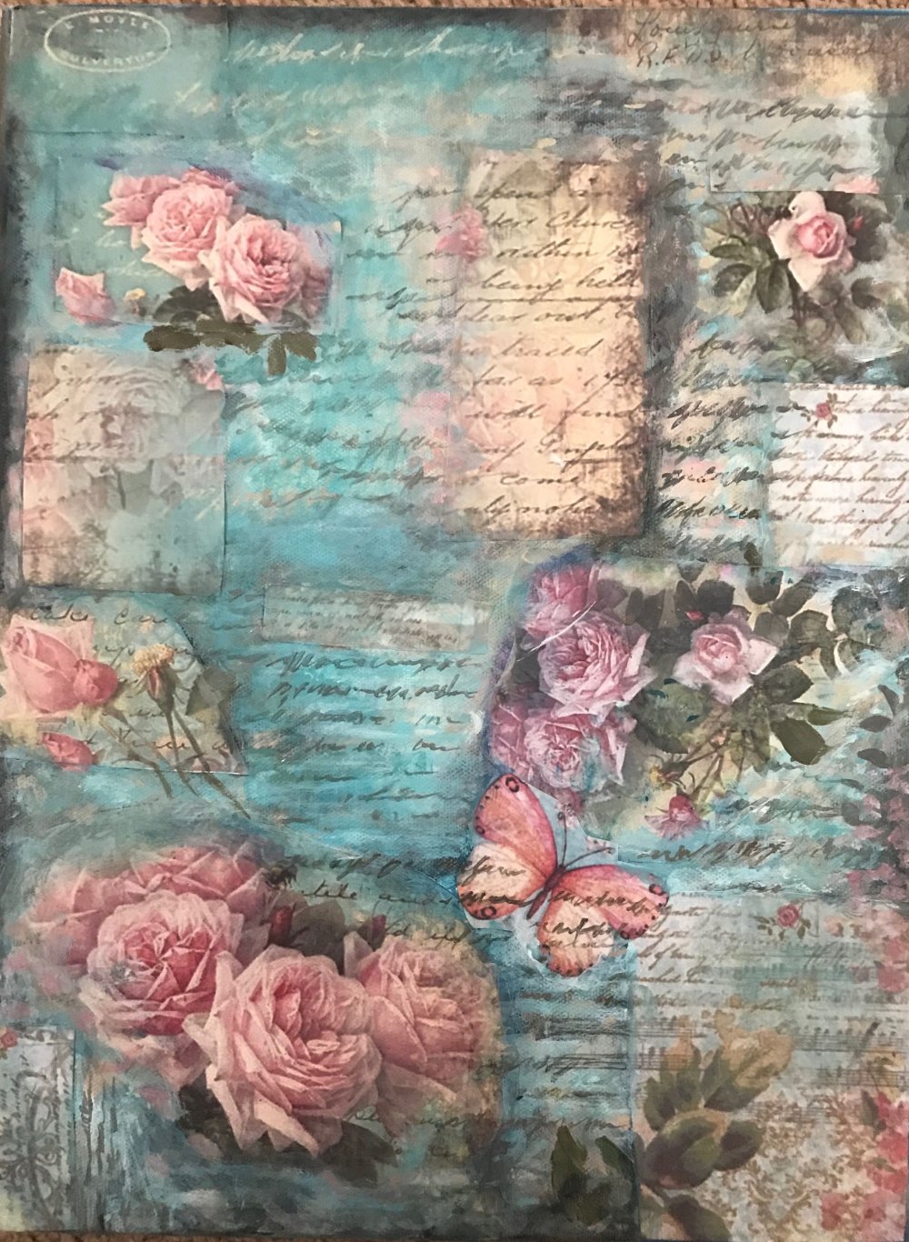 Скрап бумага шебби Шик