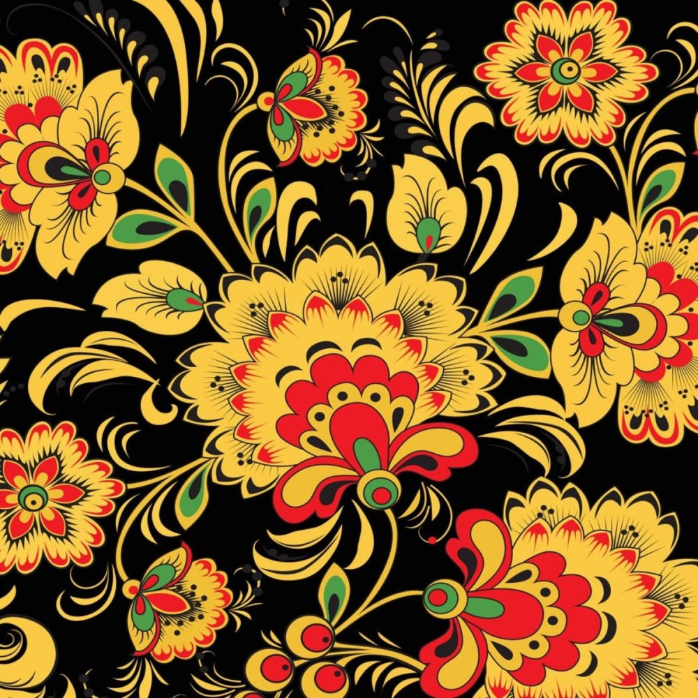 Хохломская роспись фон