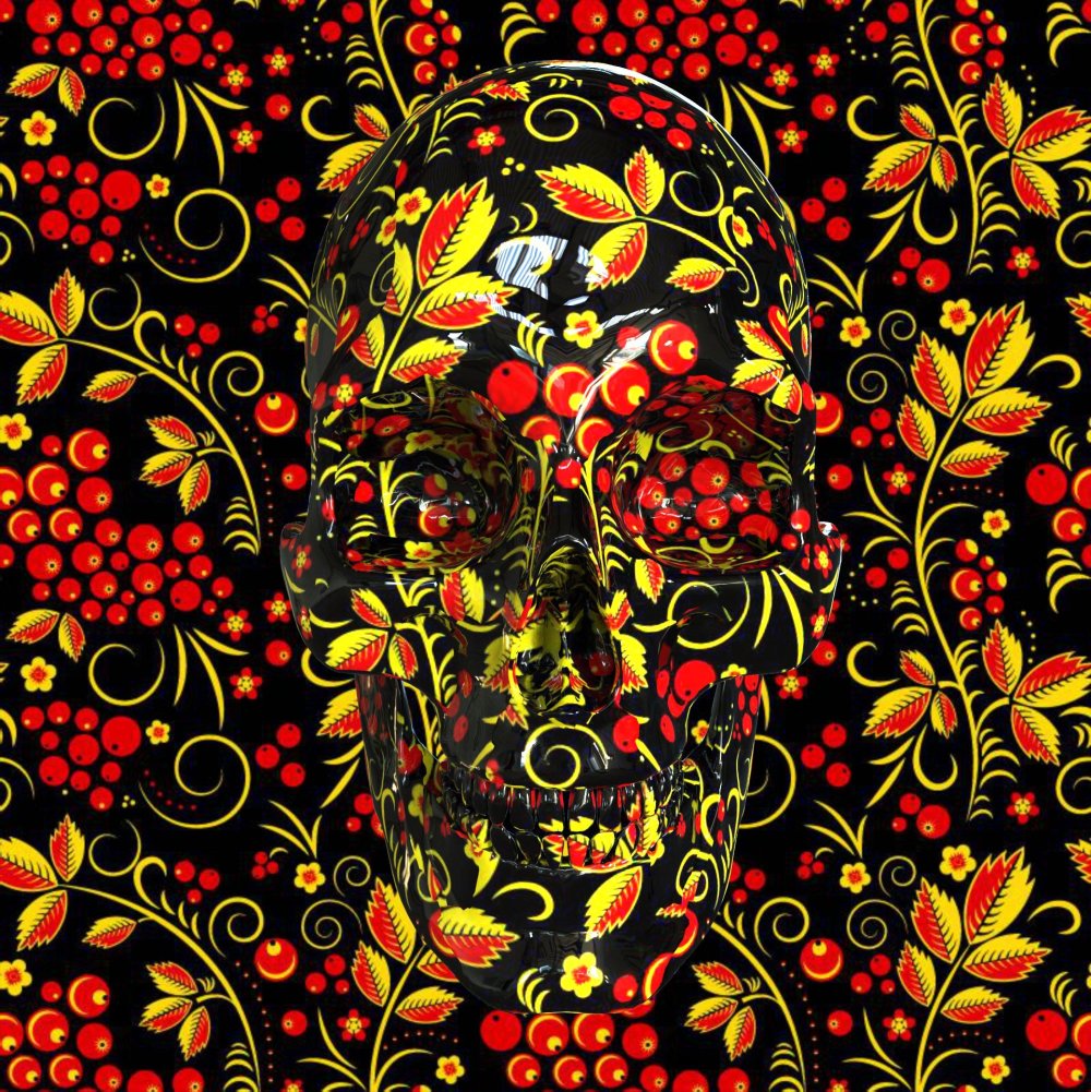 Хохлома паттерн вектор