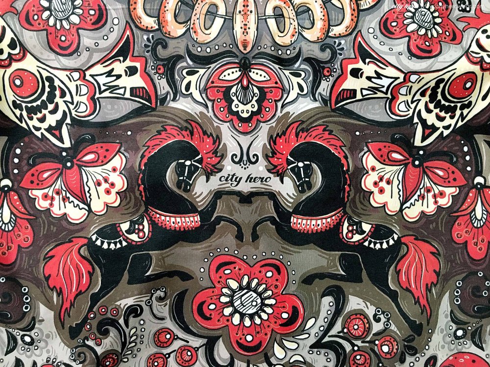 Хохлома паттерн