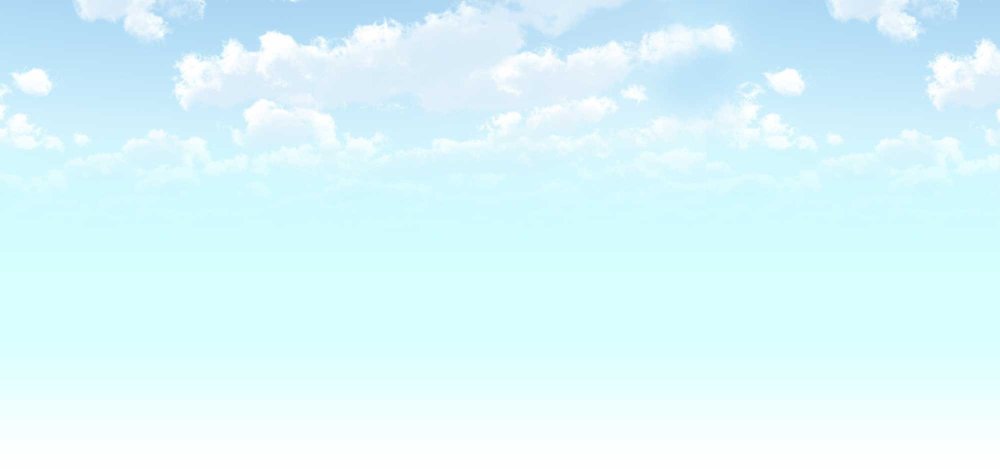 Нежно голубое небо