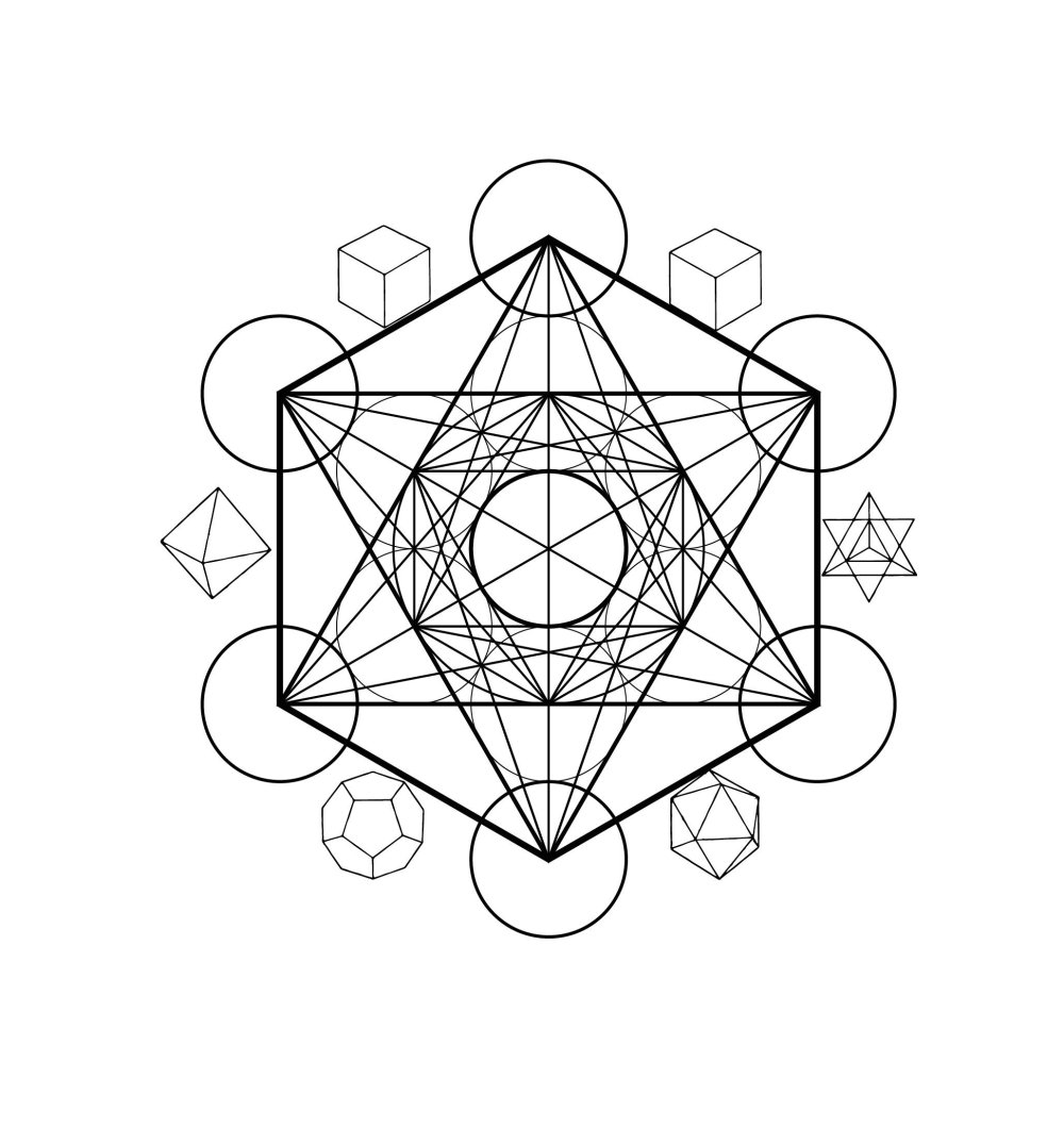 Куб Метатрона фон