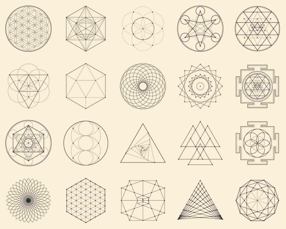 Сакральная геометрия куб Метатрона