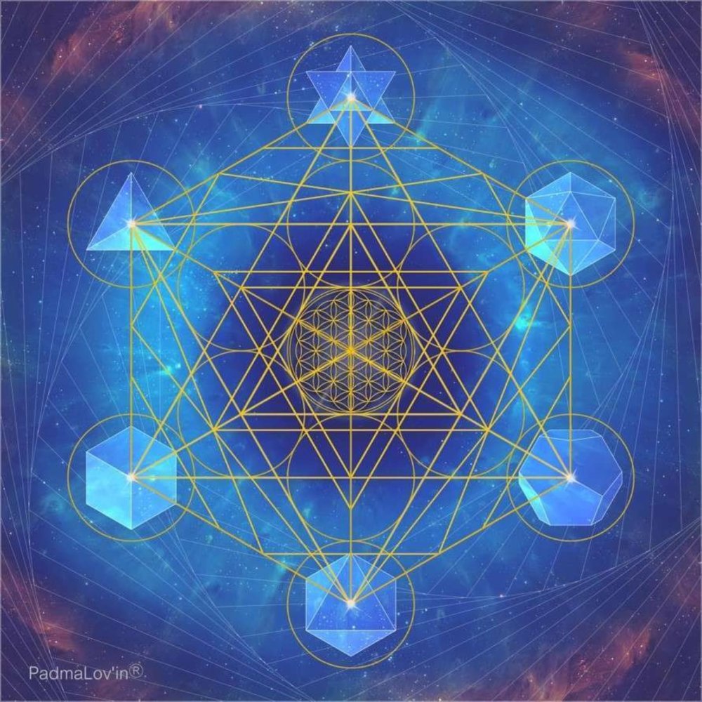 Куб Метатрона ,звезда Метатрона