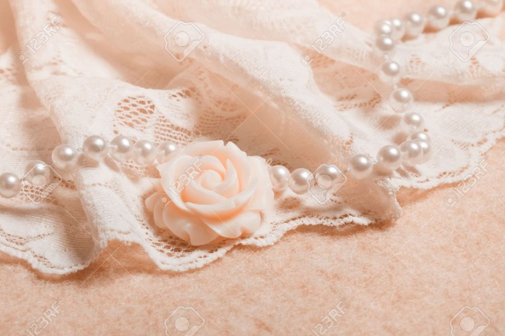 Фотофон с кружевом для фотосессий украшений