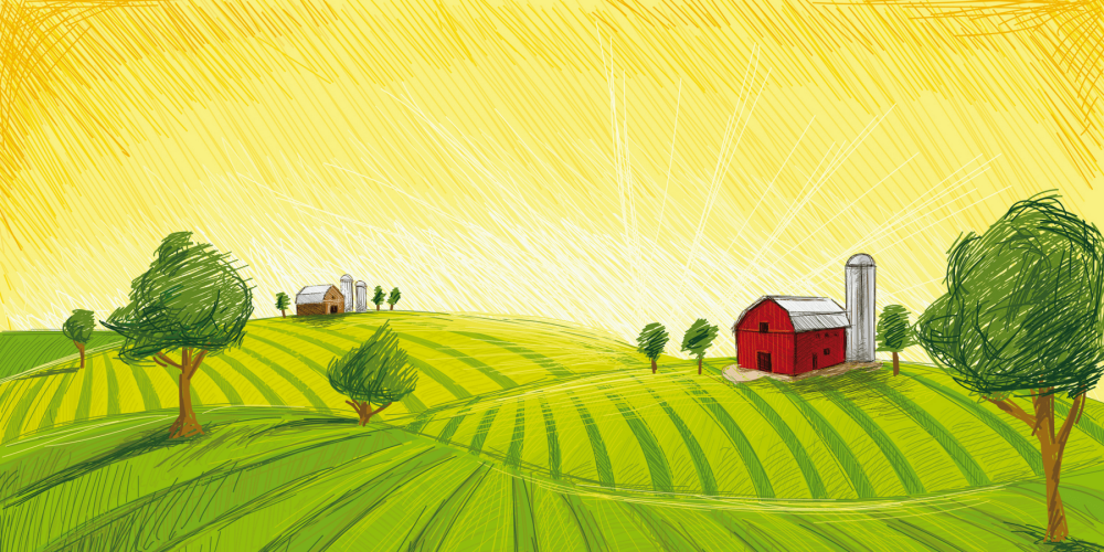 Рисунок на тему сельское хозяйство