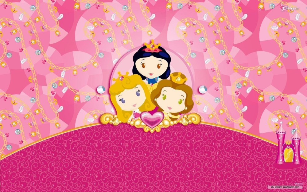 Розовый фон принцессы