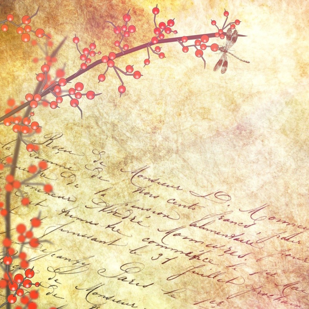 Старые письма фон коллаж