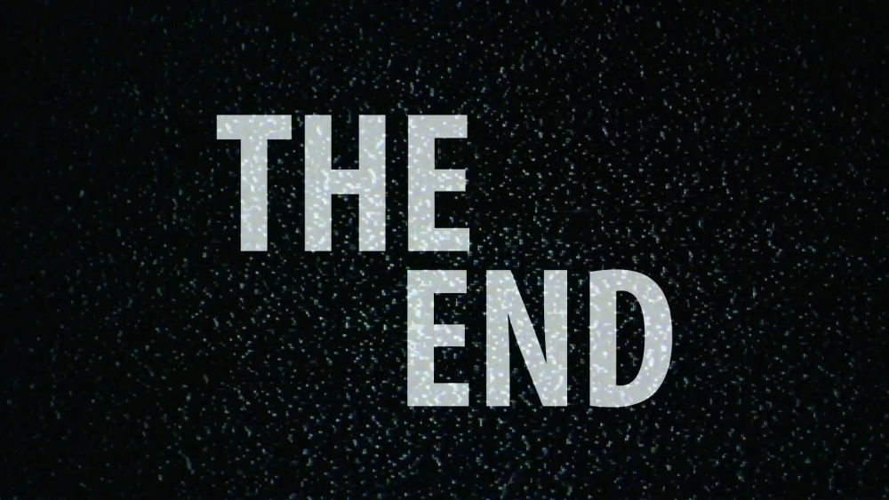 The end надпись