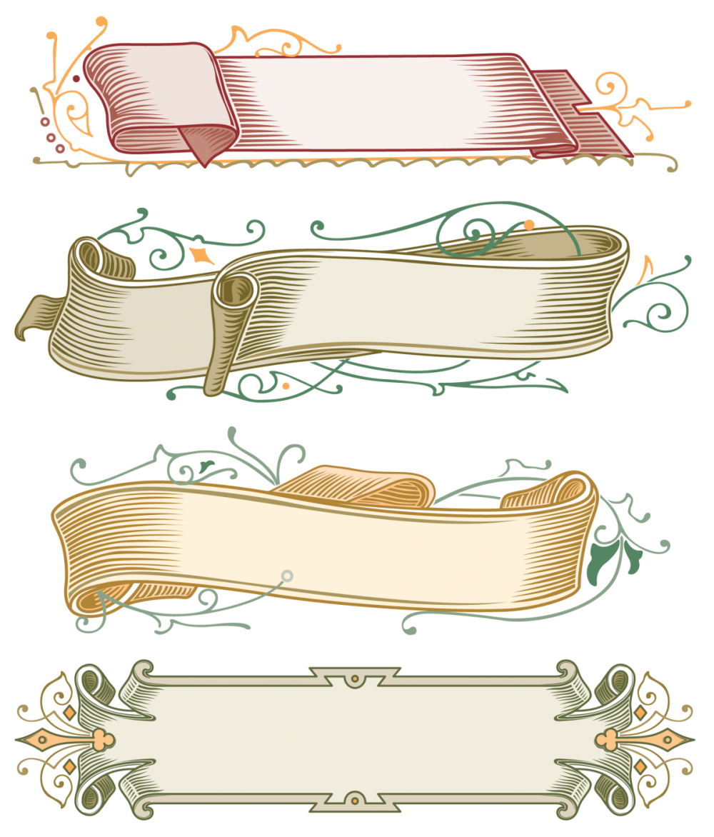 Красивая лента для надписи