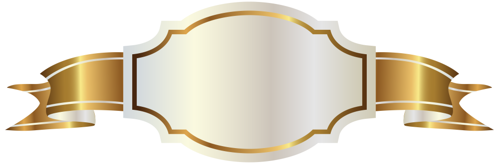 Золотая лента для надписи